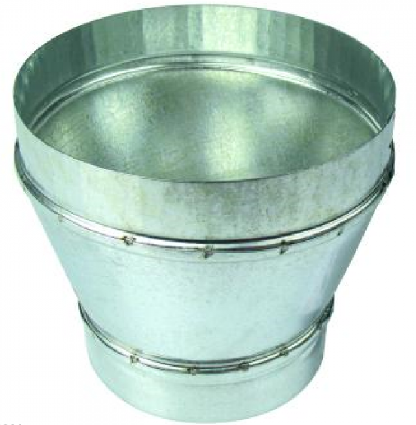 Reduzierstück, Metall, 160 auf 125mm